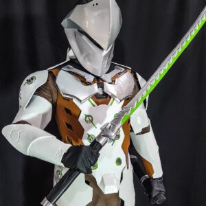 Genji Overwatch costume cosplay wearable suit 3 - Copy