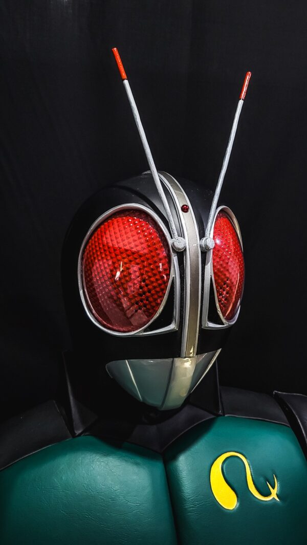 Black RX Kamen Rider helmet