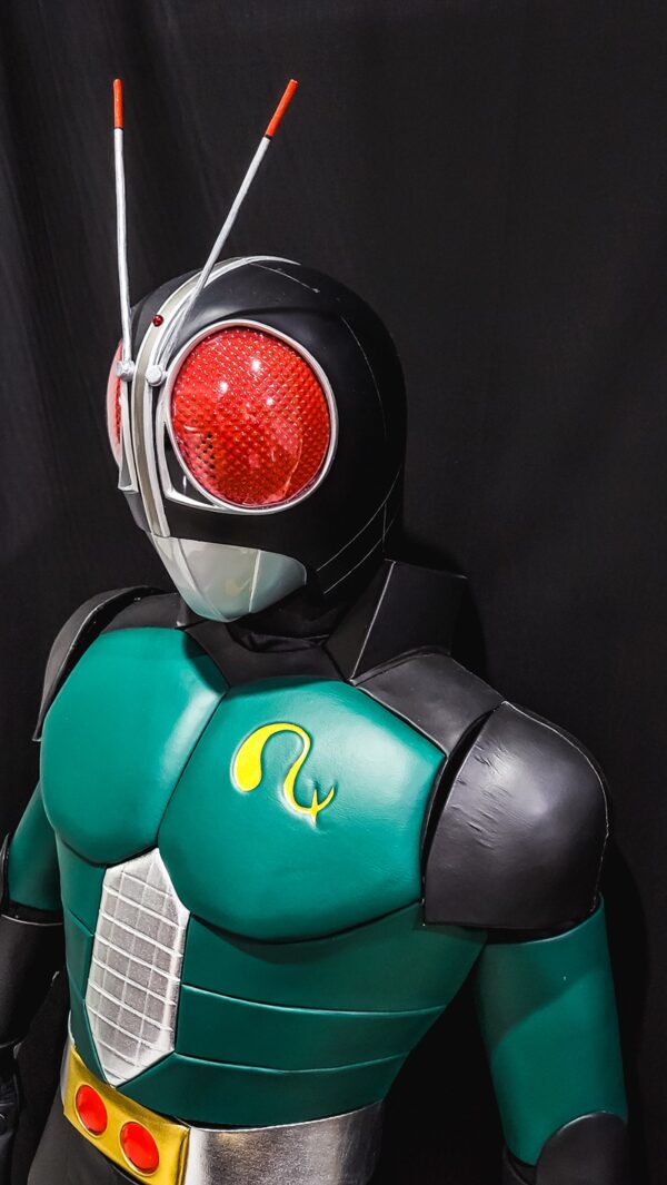 Black RX Kamen Rider helmet costume