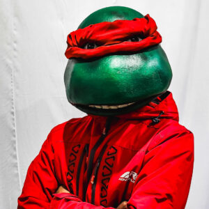 TMNT Ranger Headgear side profile view handmade