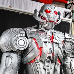 realistic ultron costume with LED lights
