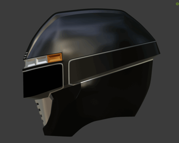 Black Operation Overdrive Ranger Helmet 3D STL - Image 5
