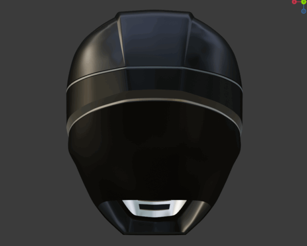 Black Operation Overdrive Ranger Helmet 3D STL - Image 4