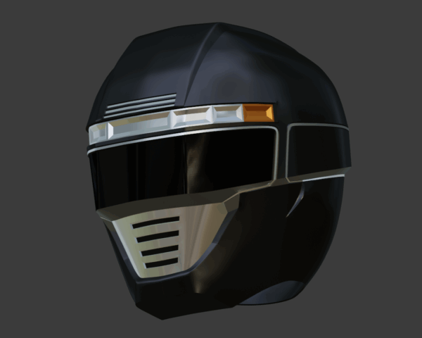 Black Operation Overdrive Ranger Helmet 3D STL - Image 3