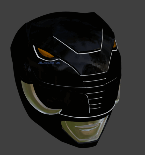 MMP Black ranger helmet 3D STL (3)
