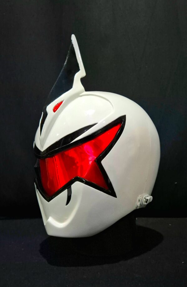 White Dino Ranger Helmet (10)