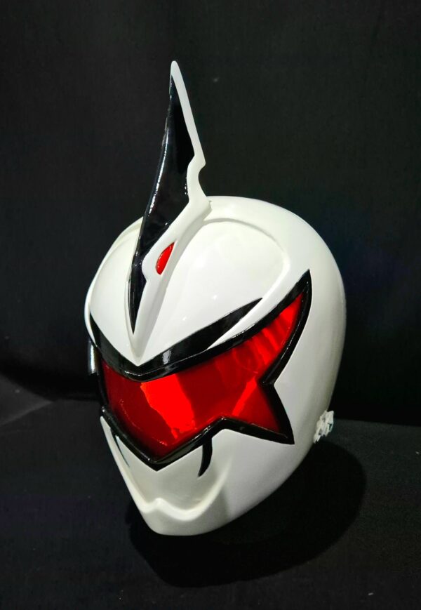 White Dino Ranger Helmet (9)