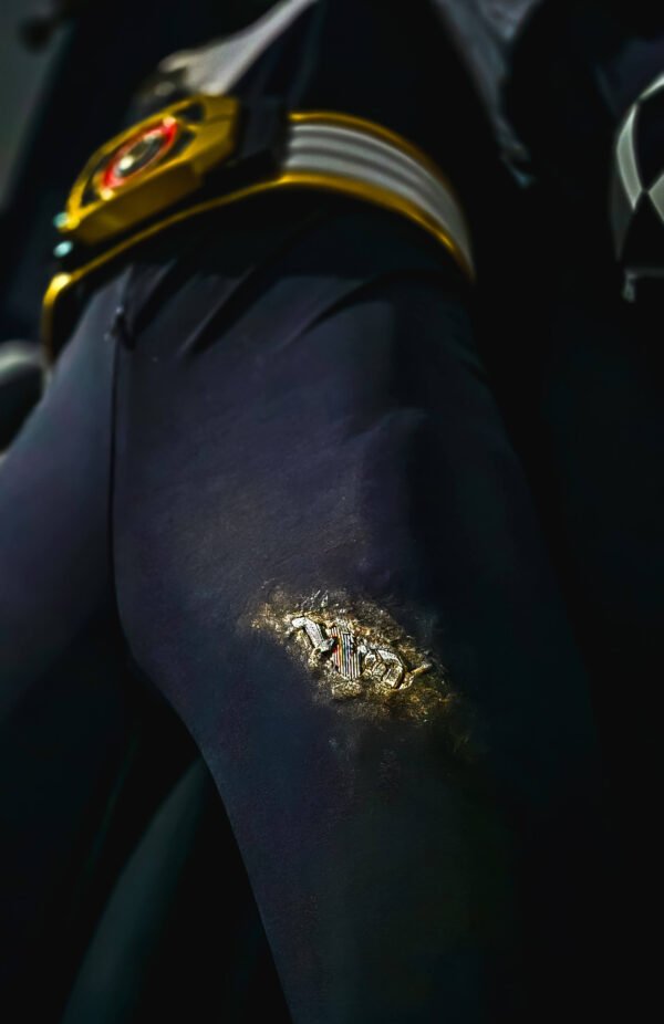 MMPR Black Battle Damage [COSTUME ONLY] - Image 7
