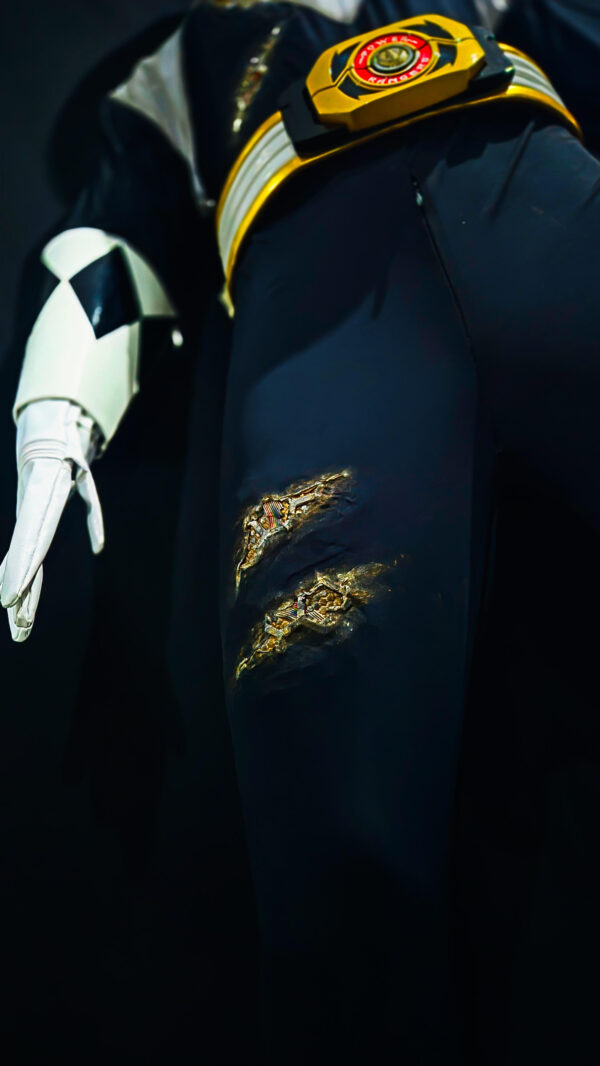 MMPR Black Battle Damage [COSTUME ONLY] - Image 8