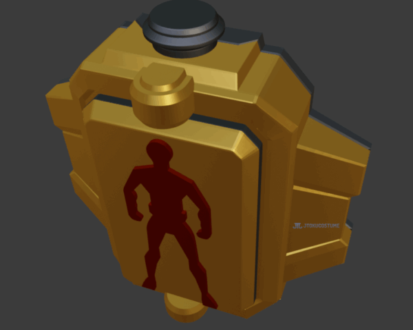 Ranger Gokai Silver Buckle 3D STL - Image 4