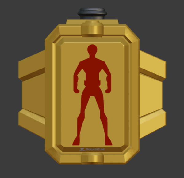 gokai buckle 3D STL (3)