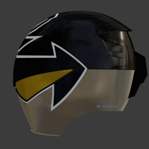 gokai silver helmet 3D STL (1)