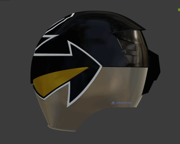 gokai silver helmet 3D STL (1)