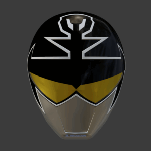 gokai silver helmet 3D STL (2)