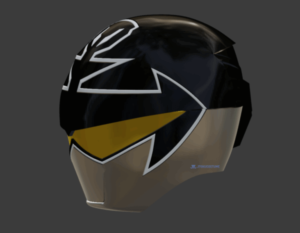 gokai silver helmet 3D STL (4)
