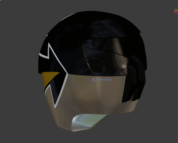 gokai silver helmet 3D STL (5)