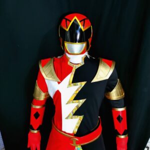 red ranger custom costume (3)