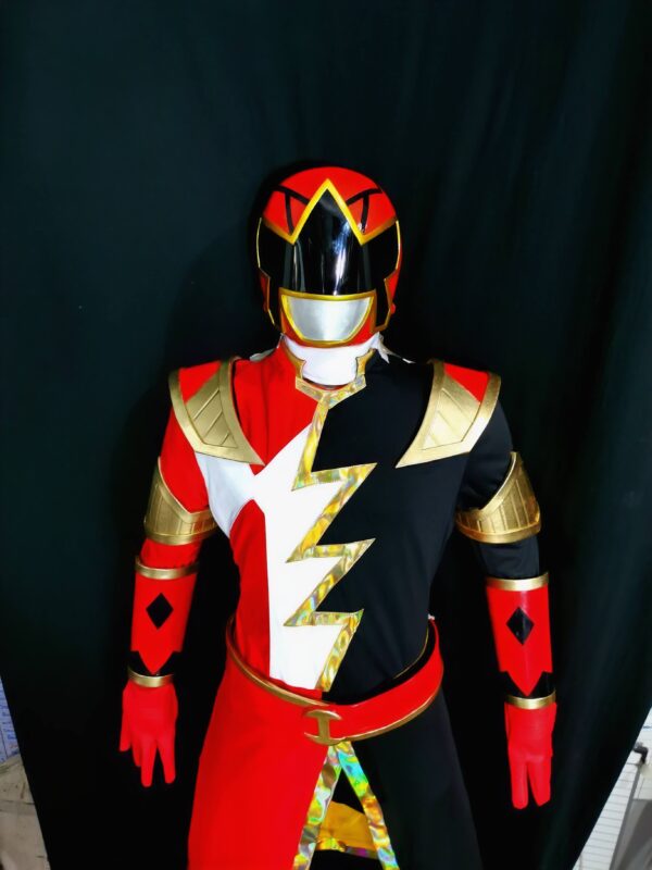 red ranger custom costume (3)