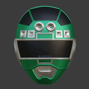 green turbo helmet 3d stl (1)