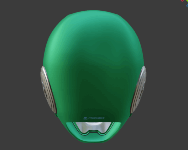 green turbo helmet 3d stl (2)