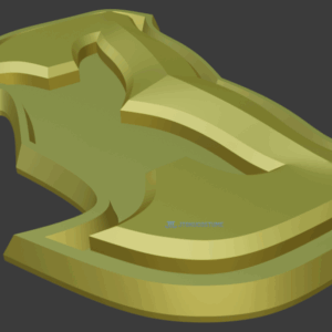 mystic force buckle 3D stl (1)