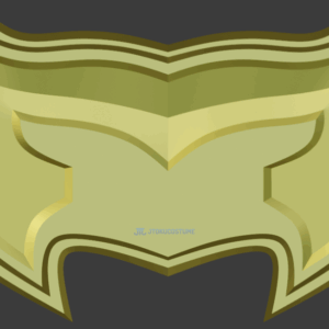 mystic force buckle 3D stl (2)