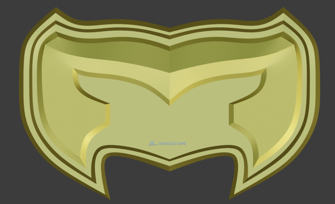mystic force buckle 3D stl (2)
