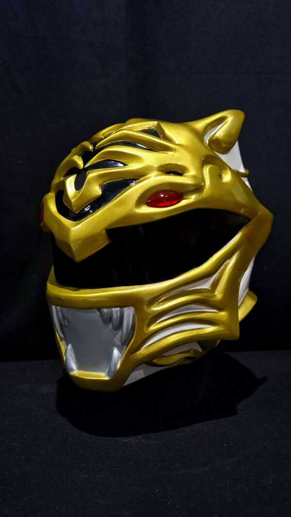 BITS White Tiger Ranger Helmet Custom - Image 2
