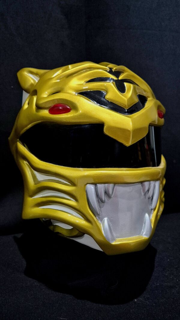 BITS White Tiger Ranger Helmet Custom - Image 4