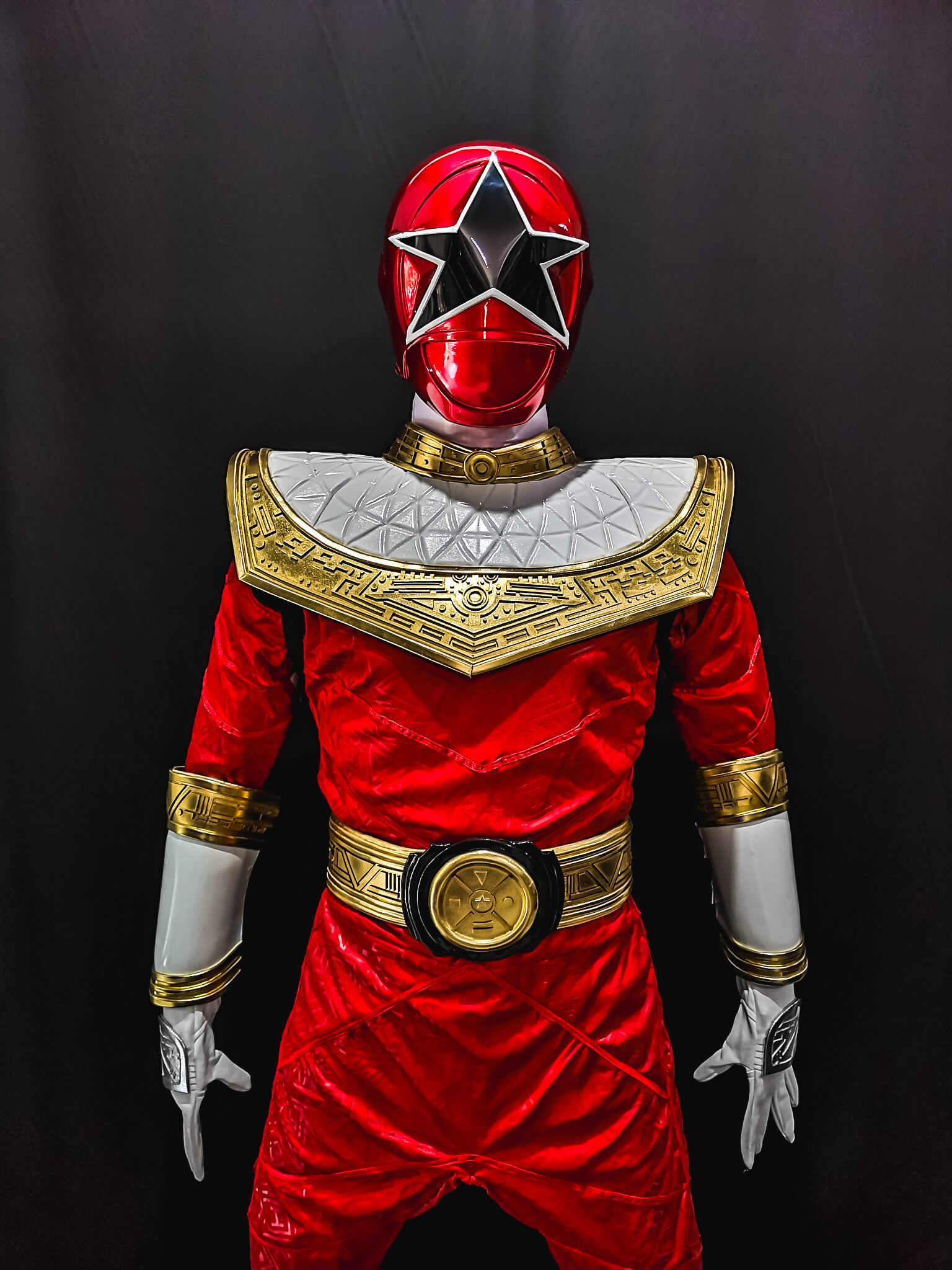 Red Zeo Tokujay Power Rangers Costume (5)