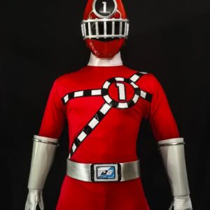 ToQger Red Power Rangers Costume (10)
