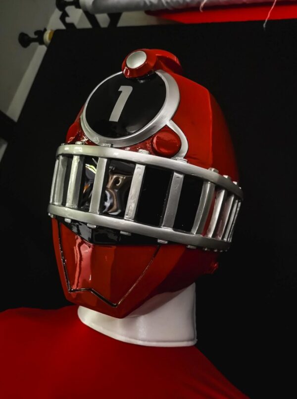 ToQger Red Power Rangers Costume (10)