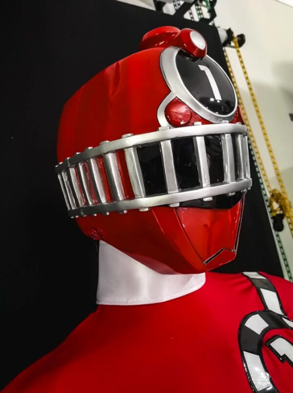 ToQger Red Power Rangers Costume (10)