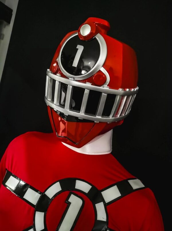 ToQger Red Power Rangers Costume (10)