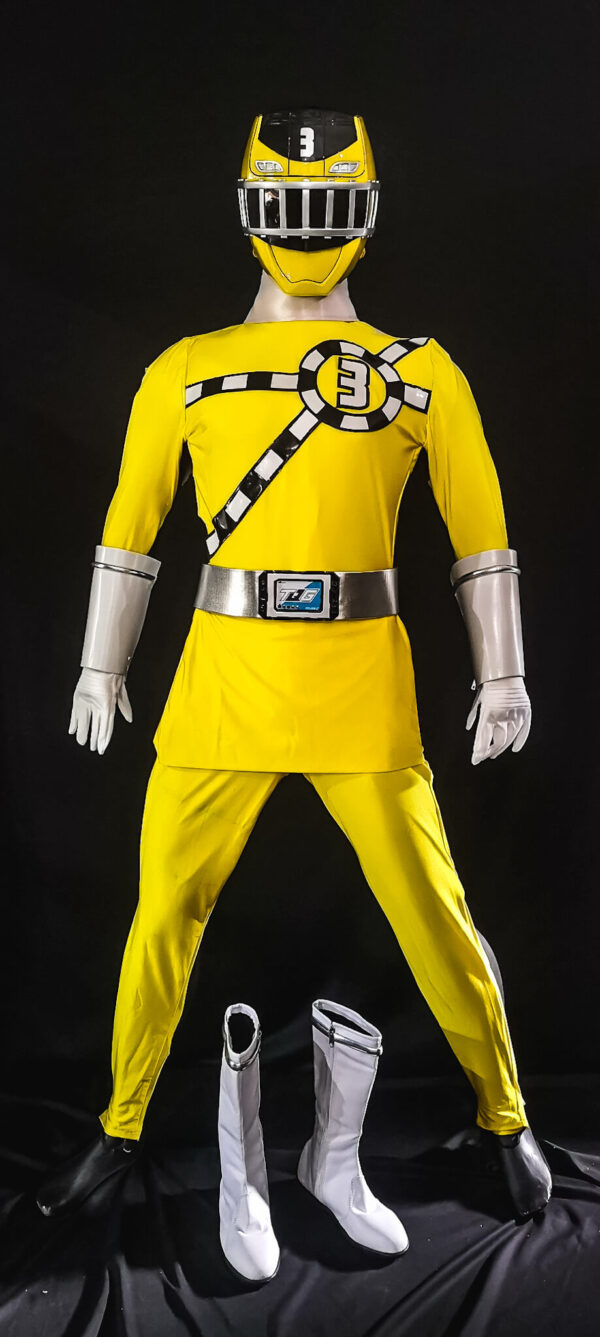 ToQger Yellow Power Rangers Costume (1)
