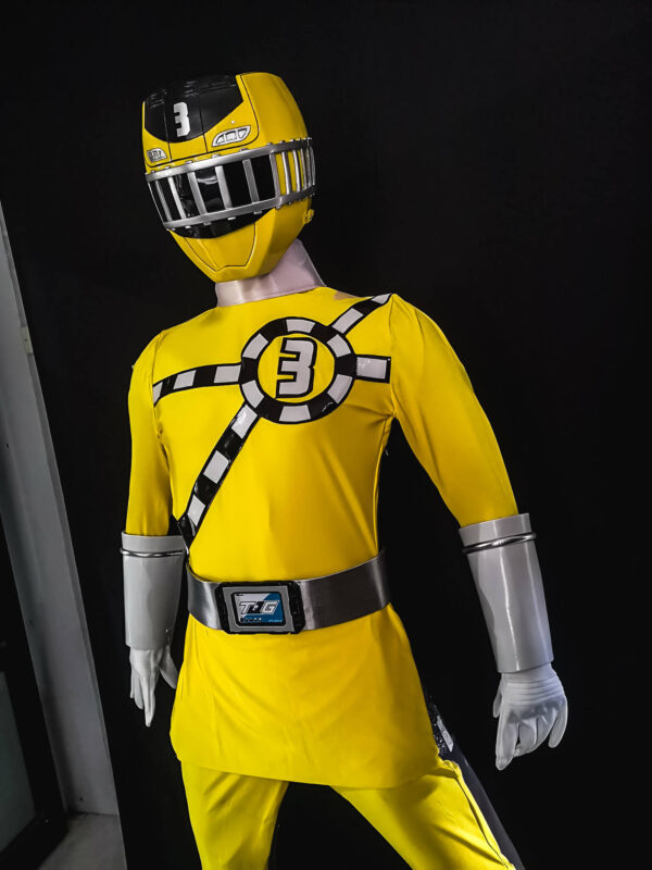 ToQger Yellow Power Rangers Costume (1)