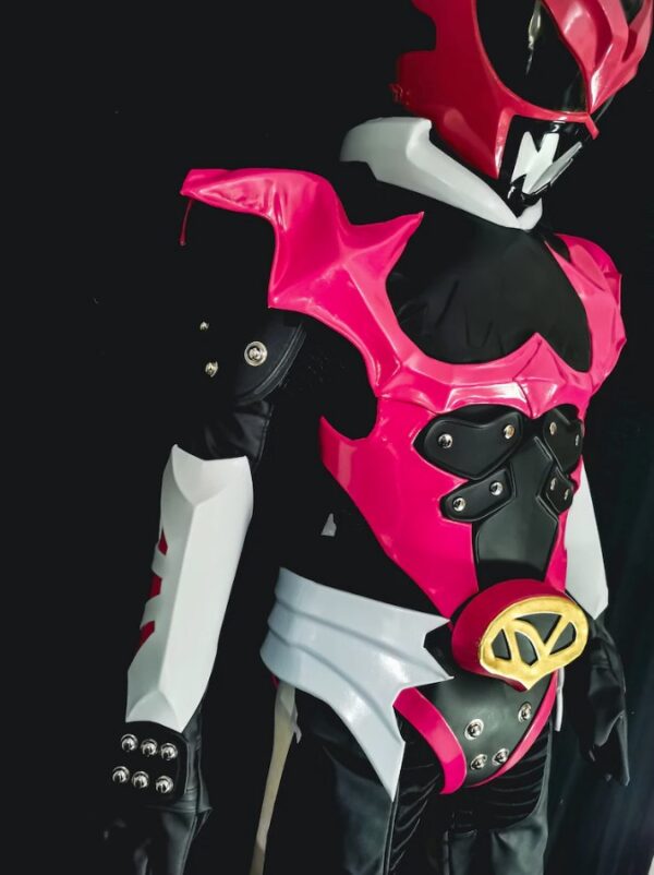 psycho pink ranger costume and helmet 7