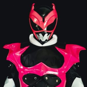 psycho pink ranger costume and helmet 7