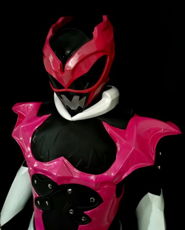 psycho pink ranger costume and helmet 1