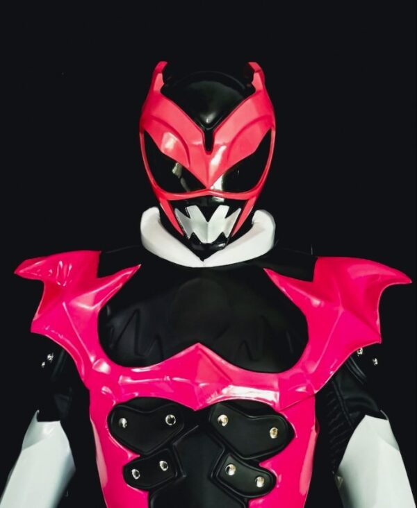 psycho pink ranger costume and helmet 7