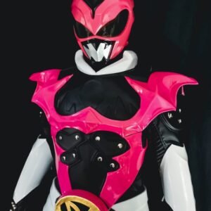 psycho pink ranger costume and helmet 7