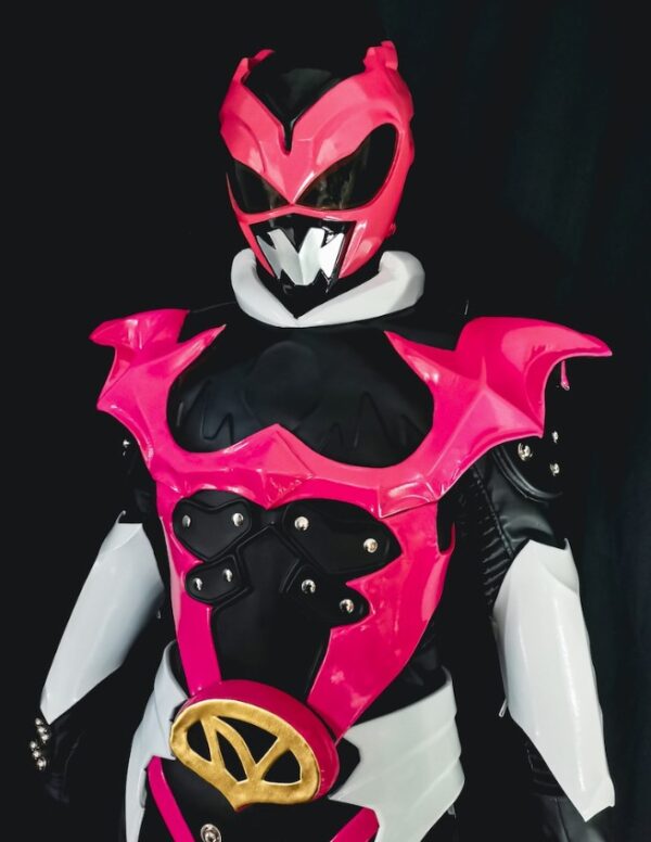psycho pink ranger costume and helmet 7