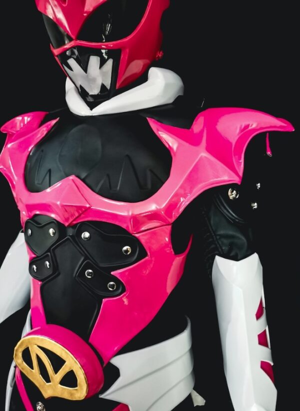 psycho pink ranger costume and helmet 7