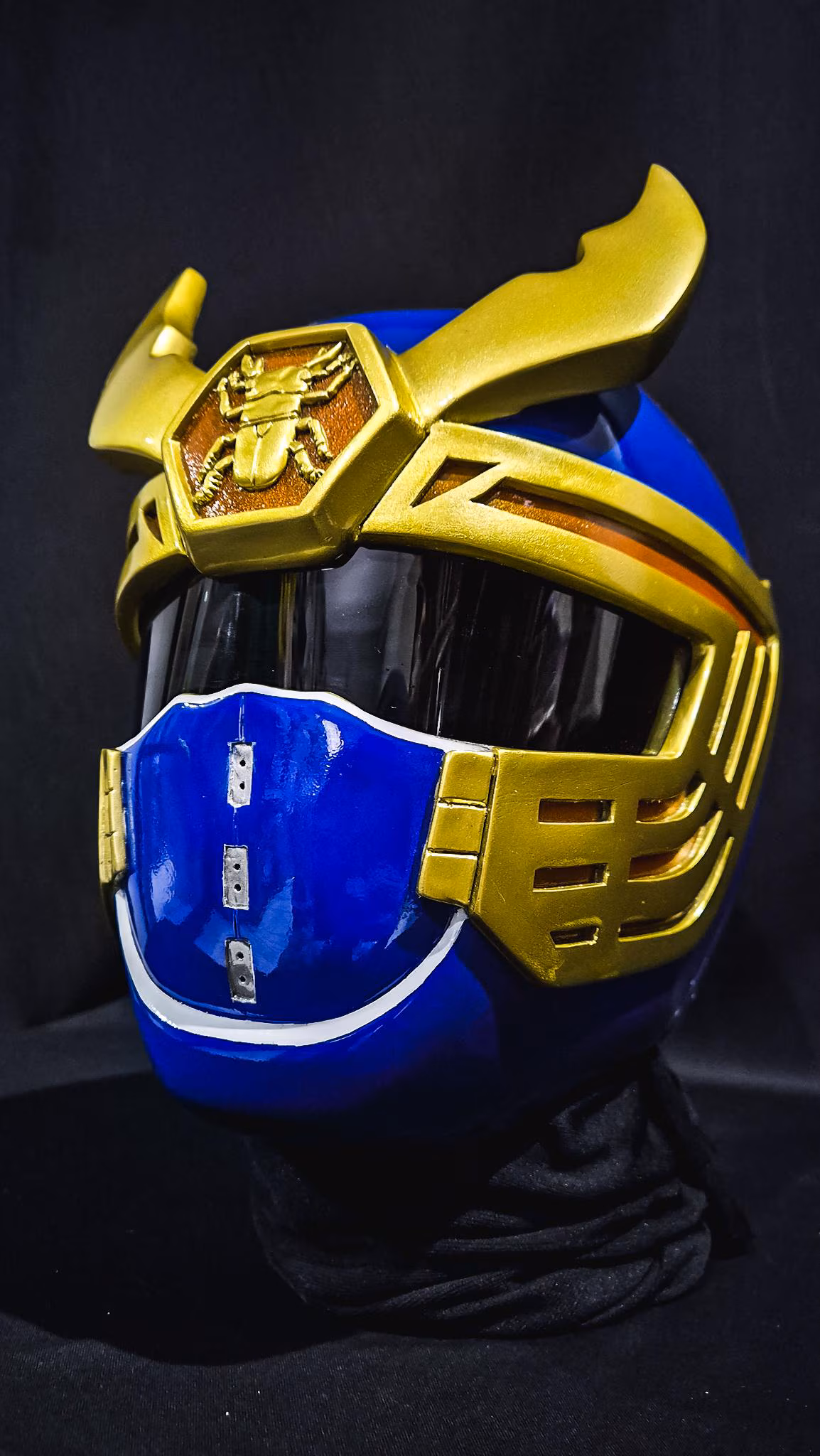 Navy Thunder Power Ranger Helmet - Image 6