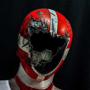 Red Lightspeed Rescue Power Ranger Helmet 1